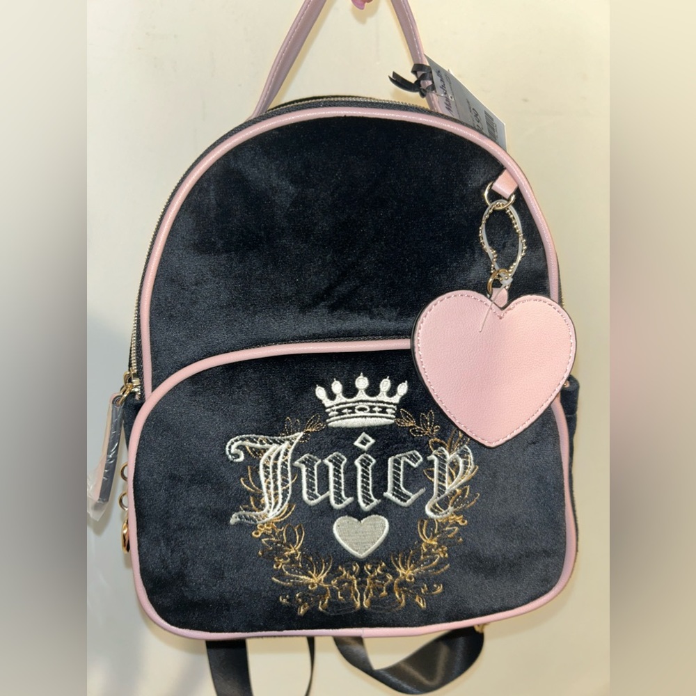 Juicy Couture Velvet Backpack Gem